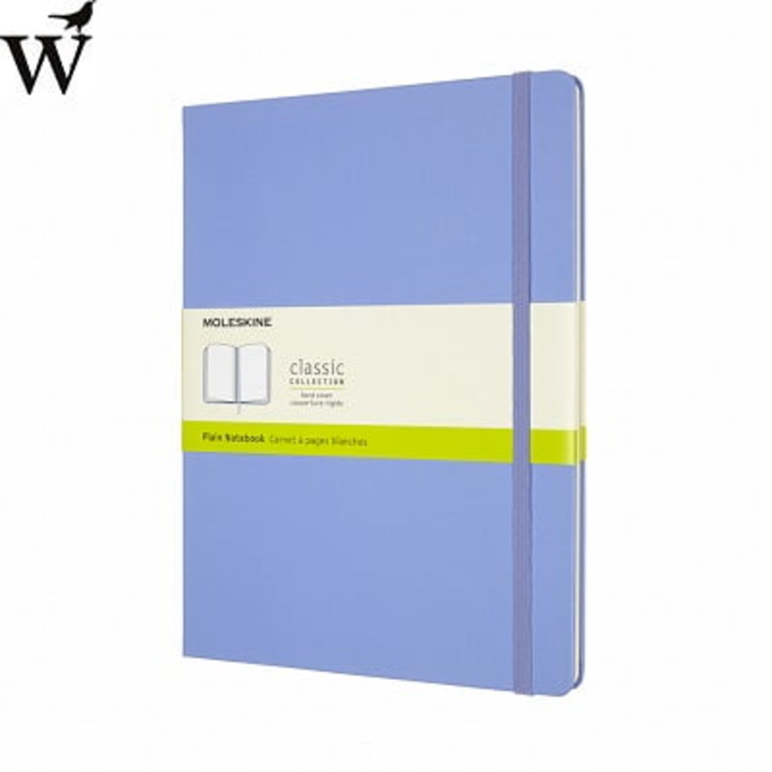 Notitieboek Moleskine xl plain Hydrangea Blue hard