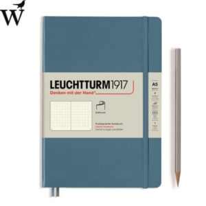 Notitieboek Leuchtturm Medium Stone Blue dot. soft cover A5