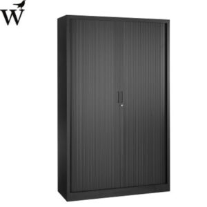 MY OFFICE ROLDEURKAST  met 4 legborden Antraciet 198X120cm