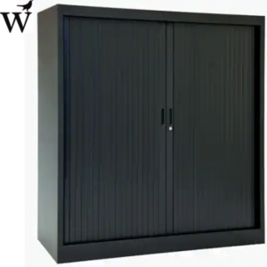 MY OFFICE ROLDEURKAST met 2 legborden Antraciet 135X120cm